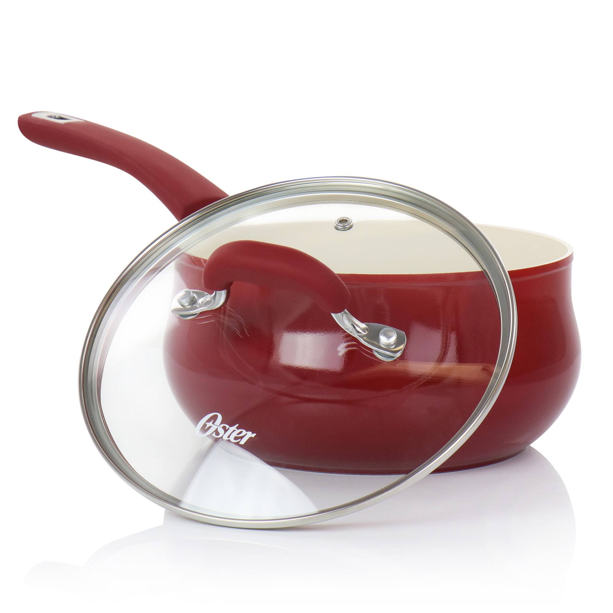 Oster Corbett 8-Piece Nonstick Aluminum Cookware Set